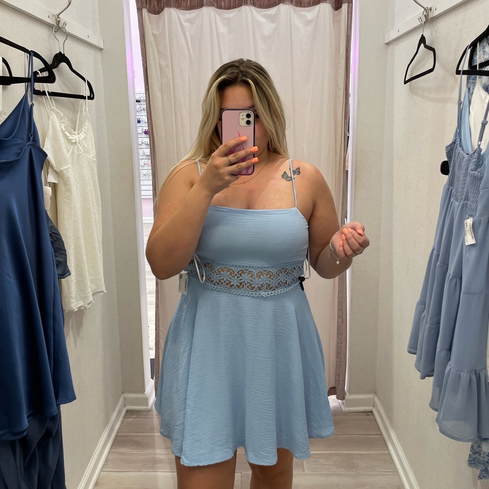 I am selling this really cute dress! It is from once upon a skirt!